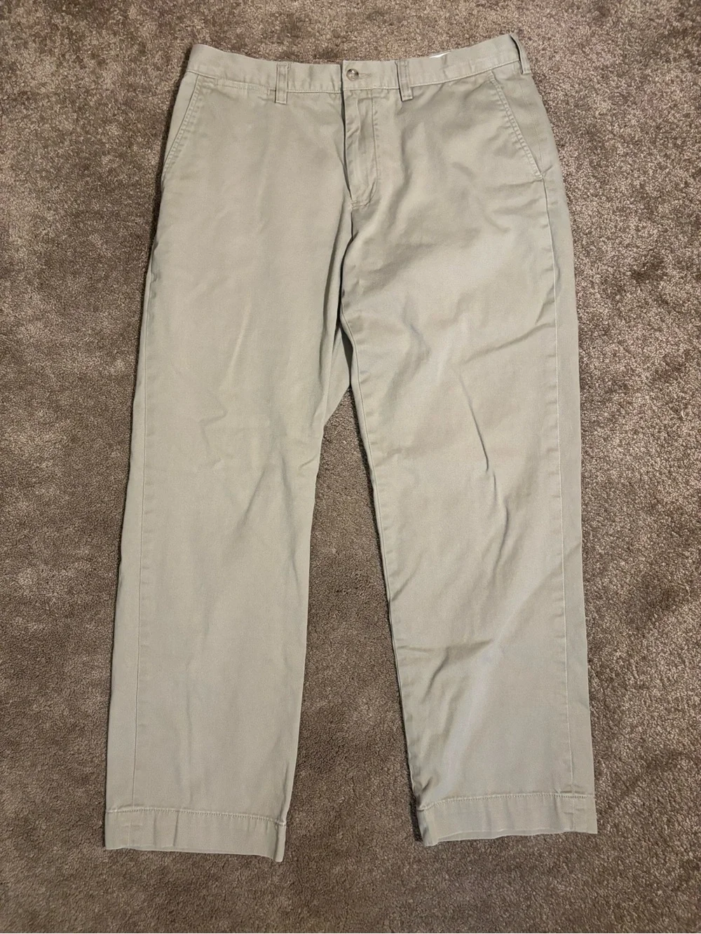 Polo Ralph Lauren Men’s Beige Chino Pants Classic Fit Straight Leg Cotton 34x32